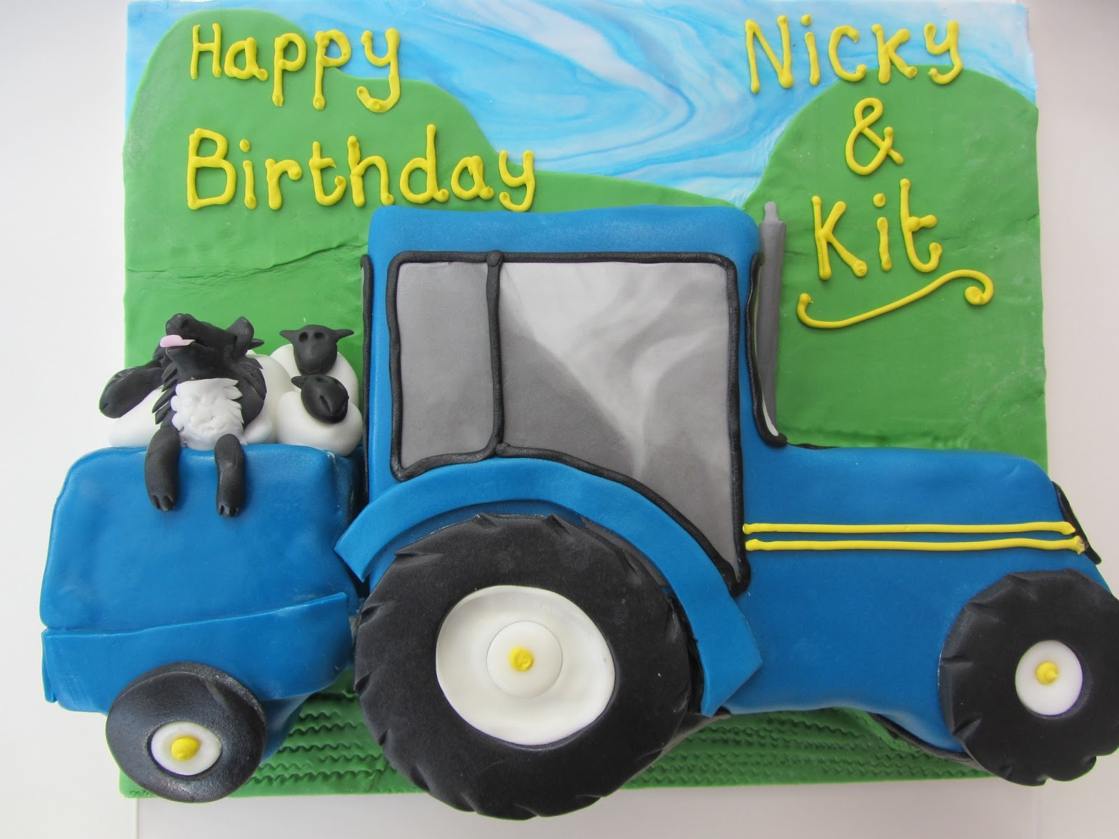 Jo Bakes Cakes: Tractor Cake