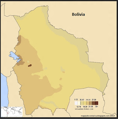 Mapa de la Composición Étnica de Bolivia Mapa de la Composición Étnica de Bolivia