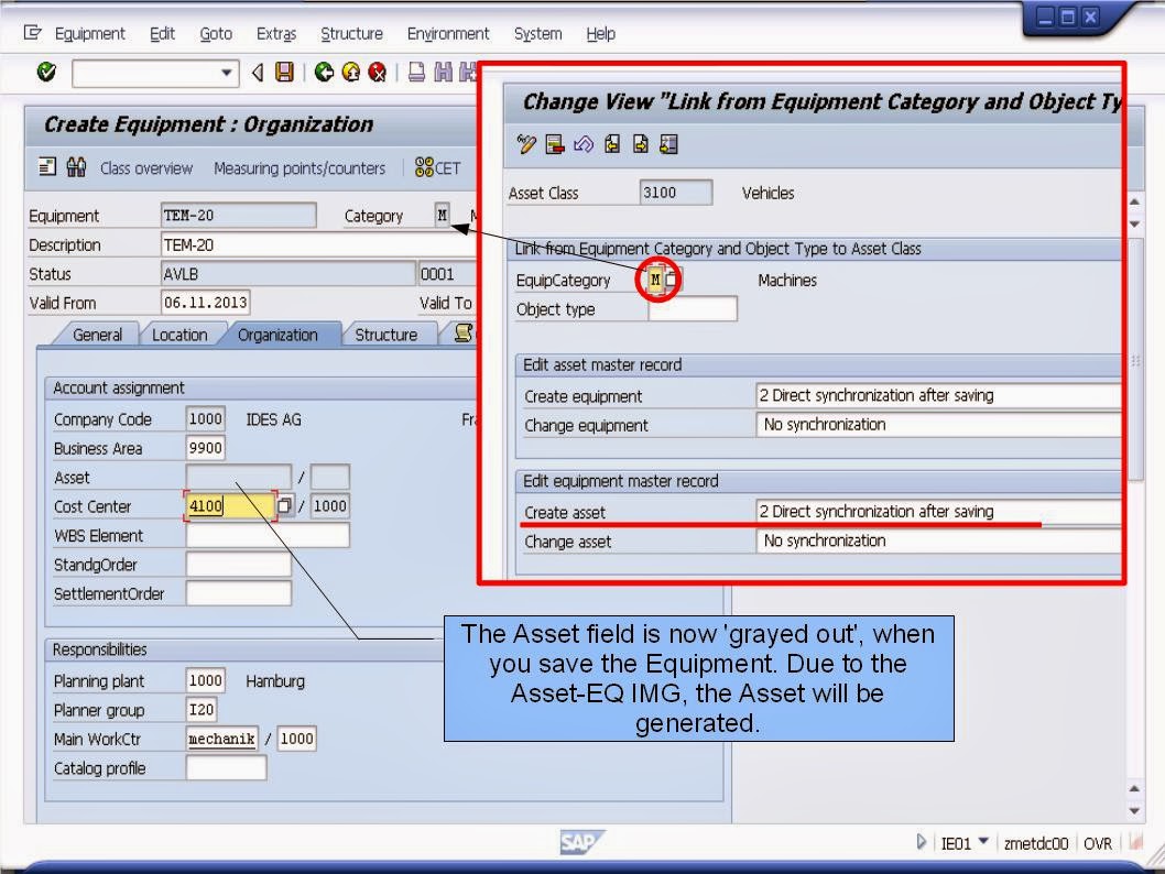 青蛙SAP分享 Learning & Examination PM Equipment Asset Master Synchronization