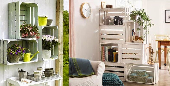 Marzua: decorar con cajas de fruta