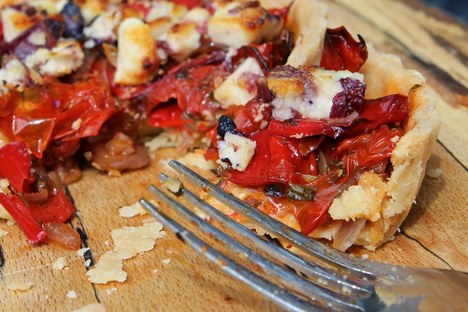 Gluten Free Alchemist Savoury Summer Roasted Red Pepper & Tomato Tart