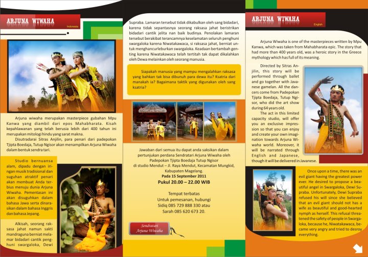 Padepokan Seni Tjipta Boedaja Sendratari Arjuna Wiwaha
