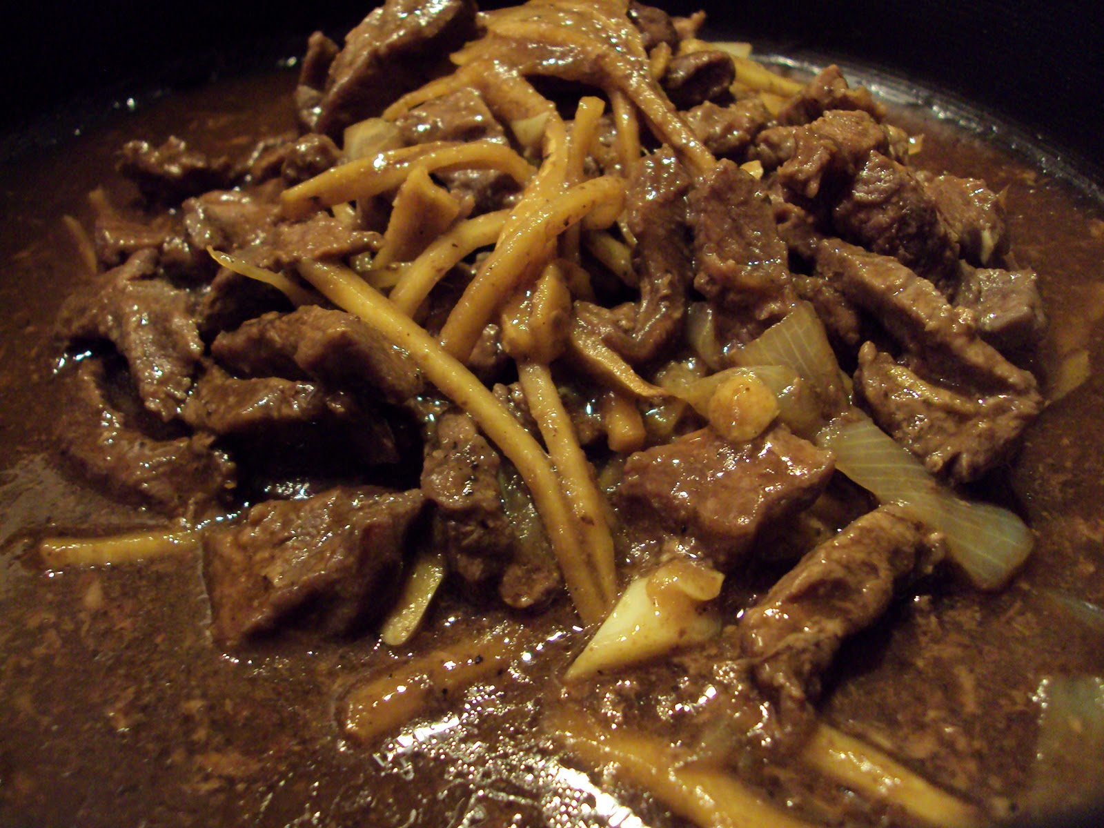 OVENCOOKED OYSTER GINGER BEEF