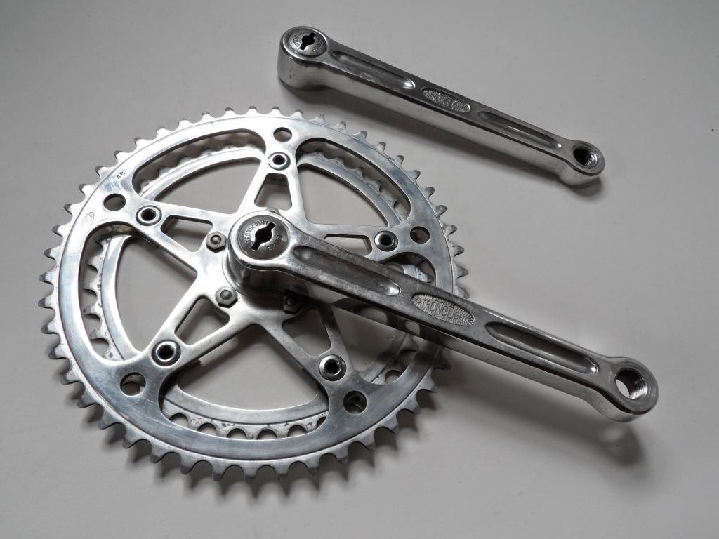 lucio bici Vintage STRONGLIGHT 49D crankset