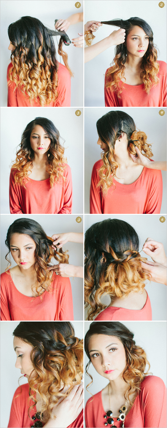 Love My Hairstyle Curly Side Waterfall Braid