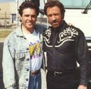 Dennis and Chuck Norris in 'Walker Texas Ranger'