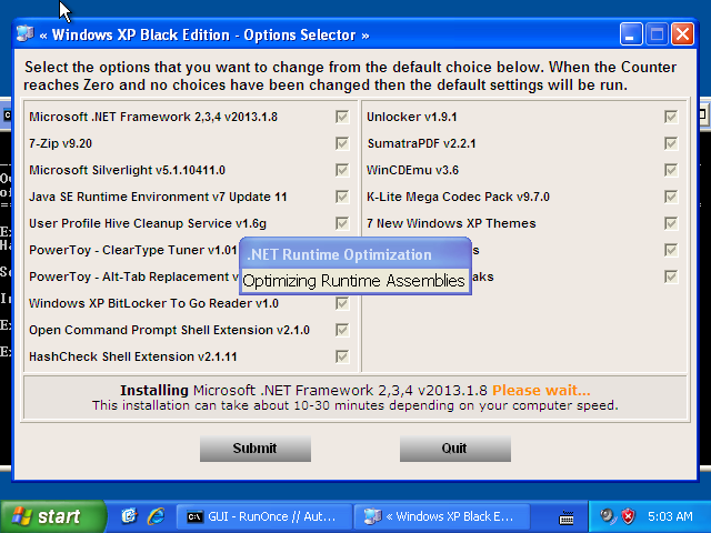 Windows Xp Sp3 Dark Edition V.9 All New Sata 2013