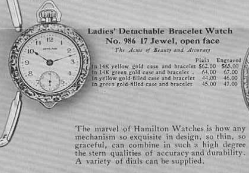 Vintage Hamilton Watch Restoration 1916 Ladies 986 Bracelet Watch Overhaul