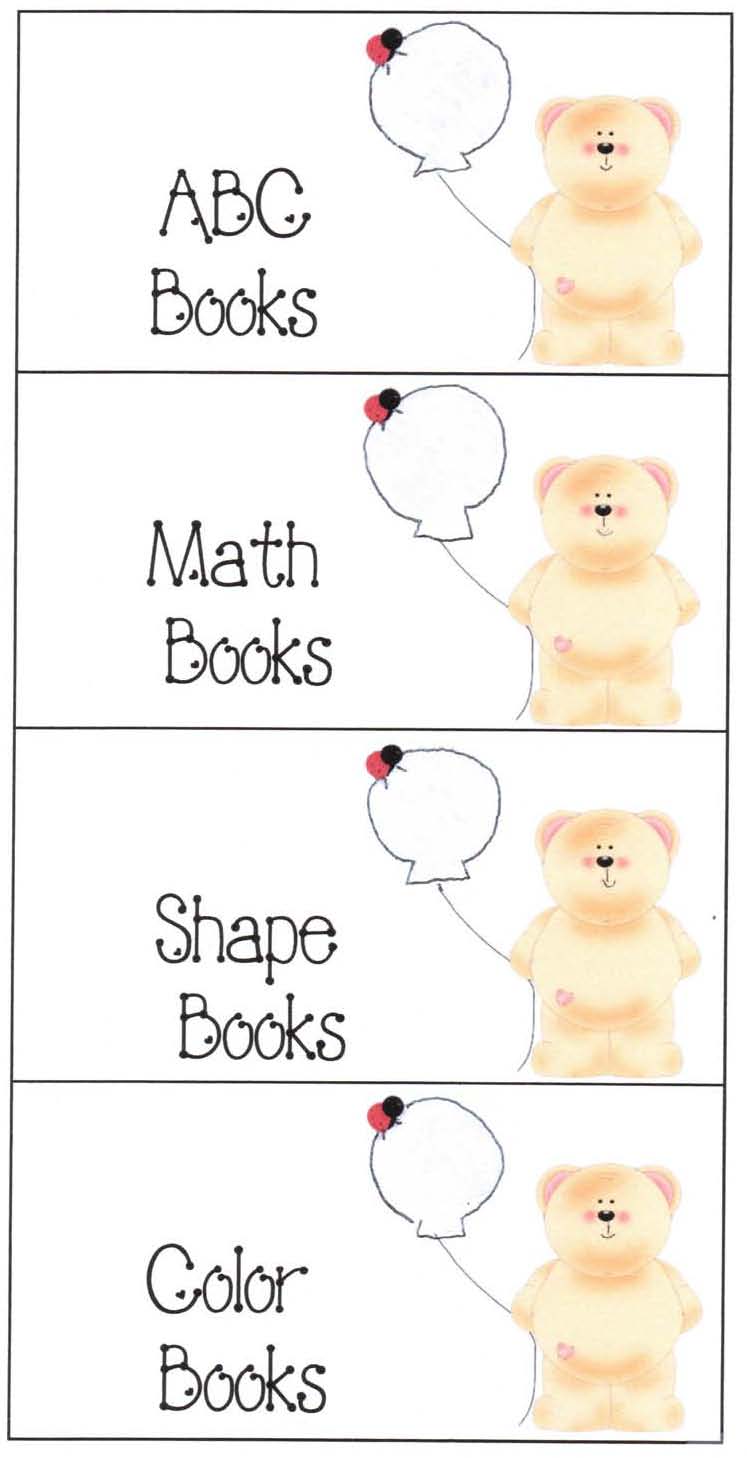 Book Tags For Your Reading Tubs Classroom Freebies