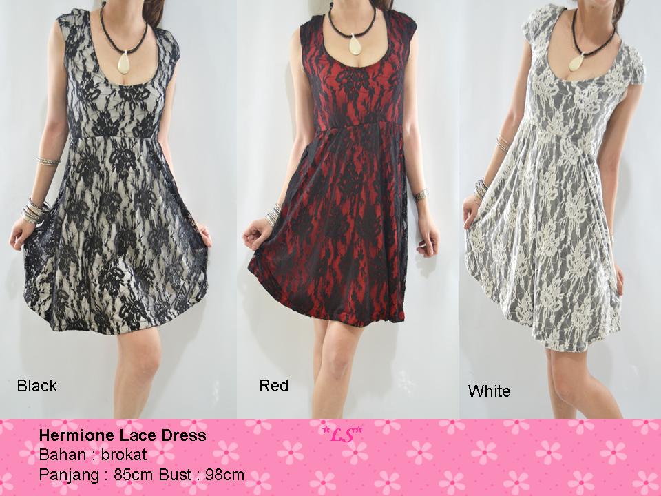 Dress Bahan Brokat hermione lace dress rp 125 000 bahan brokat panjang