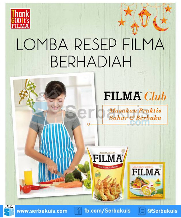 Kontes Resep Filma Berhadiah Voucher, Bingkisan & Gimmick Kontes Resep Filma Berhadiah Voucher, Bingkisan & Gimmick