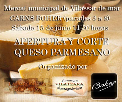 Las crónicas del Queso organiza apertura y corte de queso parmesano