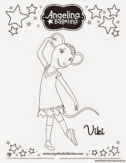 Angelina Ballerina Coloring Pages