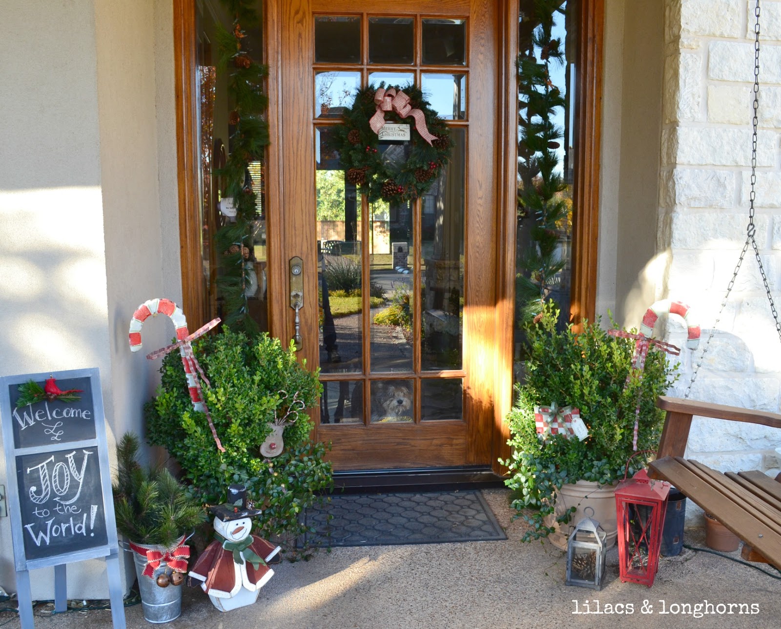 Christmas Decor Around My House Lilacs And Longhornslilacs And