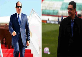 السيسى فى النادى الأهلى اليوم