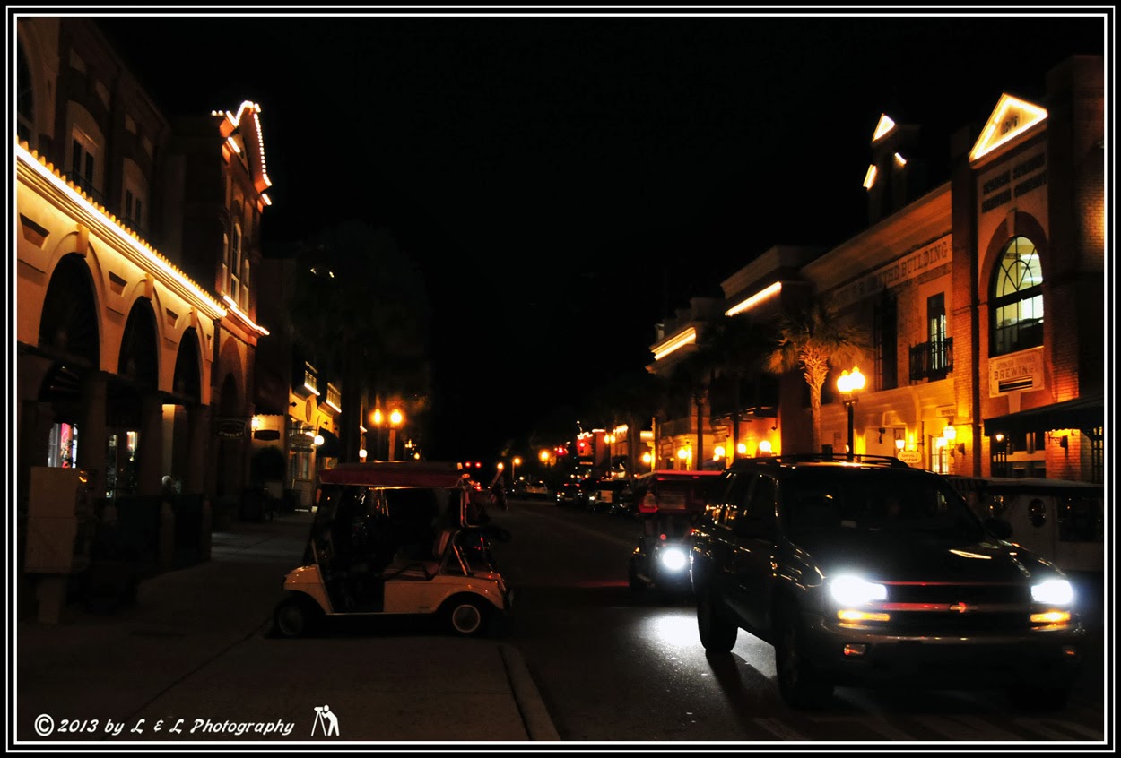 The Villages (Florida) Photos Main street at night Spanish Springs