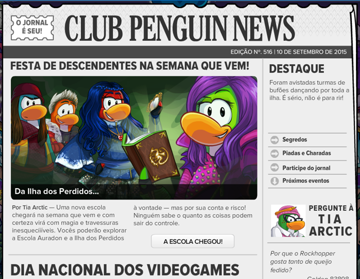 Club Penguin – um dos jogos de internet mais badalados do mundo