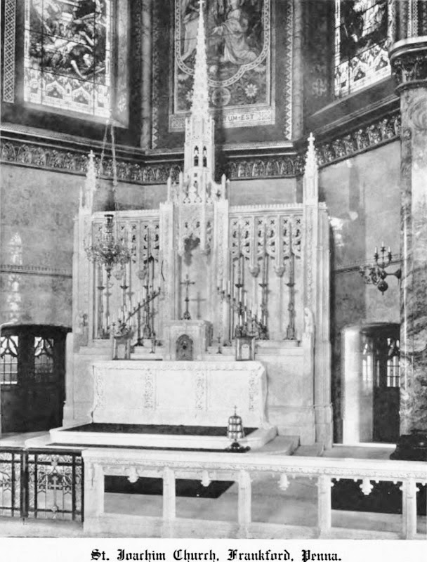 T C C Saint Joachim's RC Church High Altar 1527 Church St. Frankford