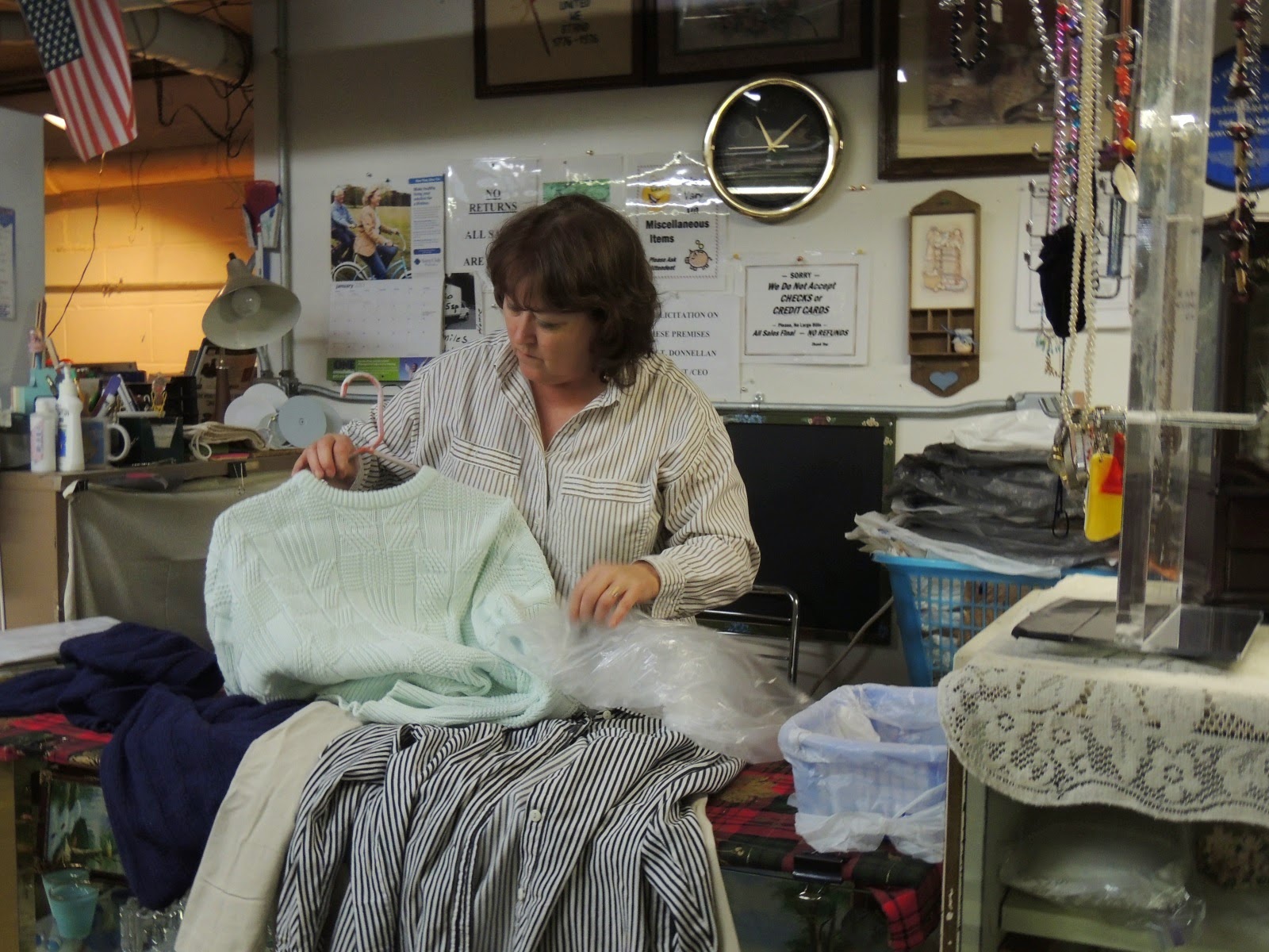 CAP offers bargains in the Clothing Bank