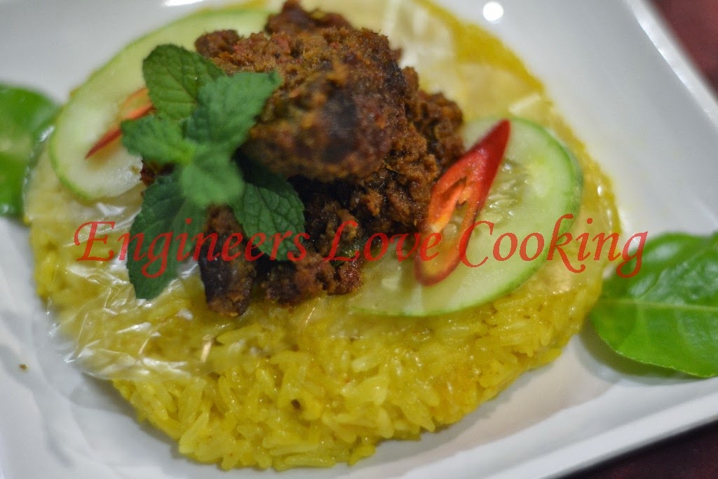 Engineers Love Cooking PULUT KUNING / TURMERIC GLUTINOUS RICE