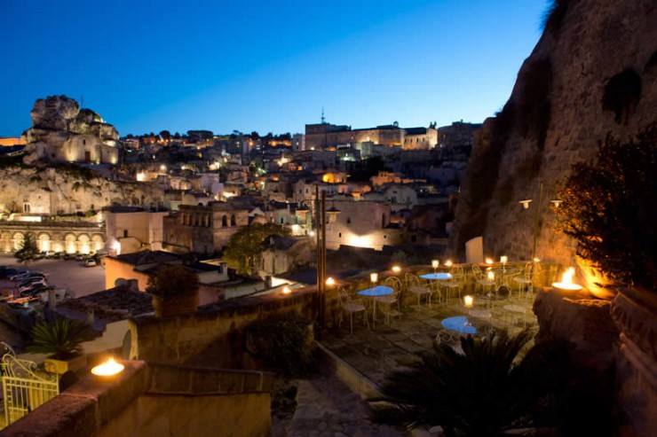 Ancient Cave Town Matera in Southern Italy Ancient Cave Town Matera in Southern Italy