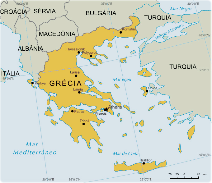 Vuelos Grecia Low Cost Mapa