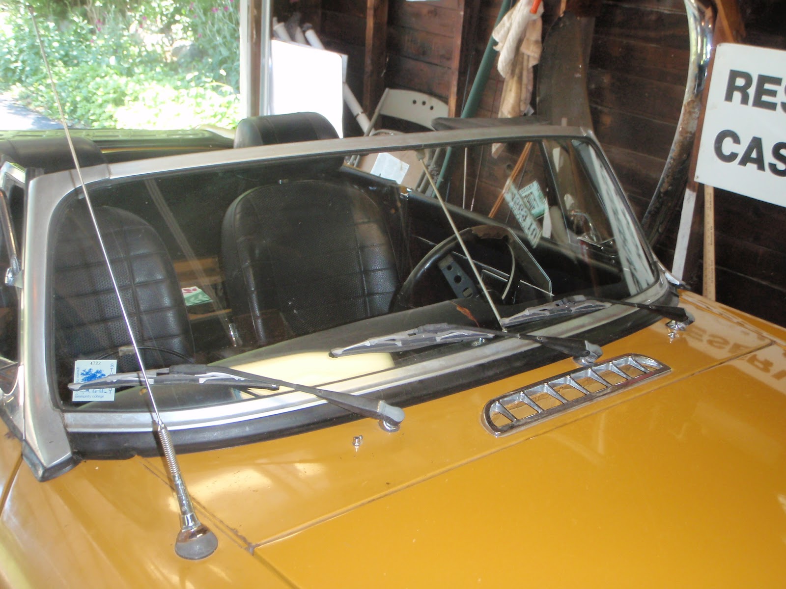 MGB in the Garage August 2012