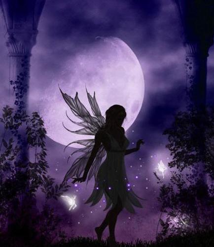 Montselene blogger de Iriss: Soñar con hadas - con la Luna