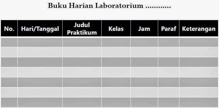 Format Buku Harian Laboratorium | pengelolaan laboratorium administrasi laboratorium Format Buku Harian Laboratorium | pengelolaan laboratorium administrasi laboratorium