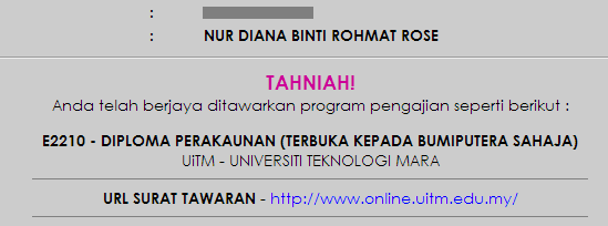 Yana Diploma Atau Matrikulasi