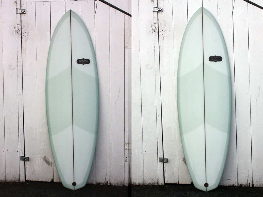 Almond Surfboards & Designs 5'6 Quadkumber // Arrow Deck Patch