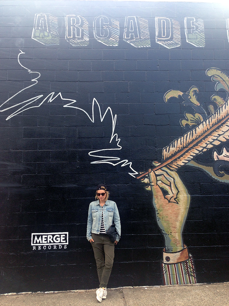 Arcade Fire mural in Brooklyn New York, street style, fashion over reason Arcade Fire mural in Brooklyn New York, street style, fashion over reason
