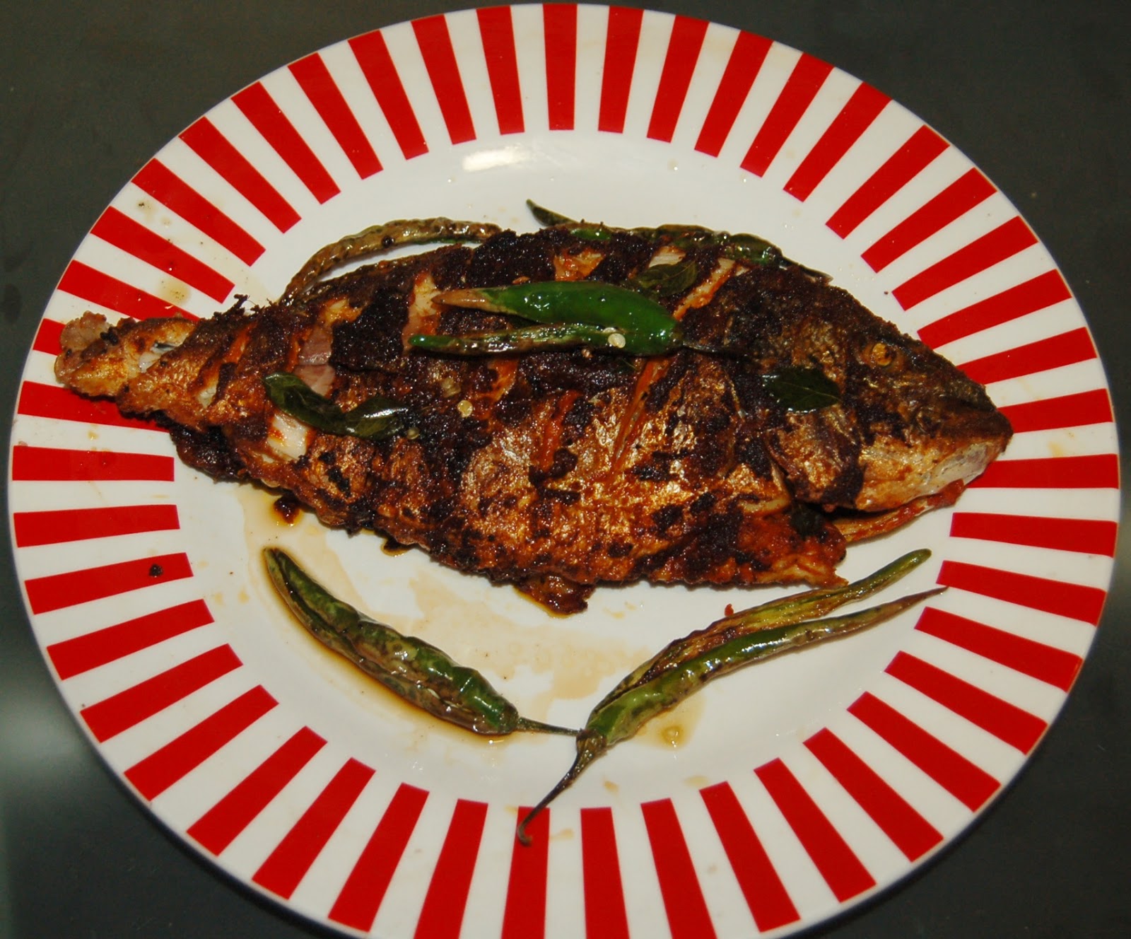 Aji's World Sea Bream fry kerala style