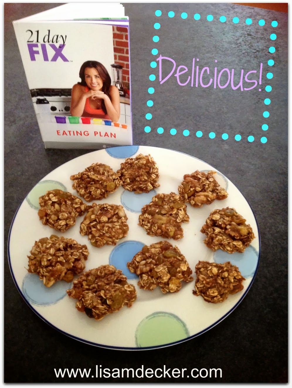 21 Day Fix 21 Day Fix Treats, Banana Oatmeal Cookies