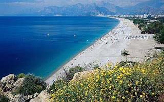 Turkey, Konyaalti Beach-Antalya