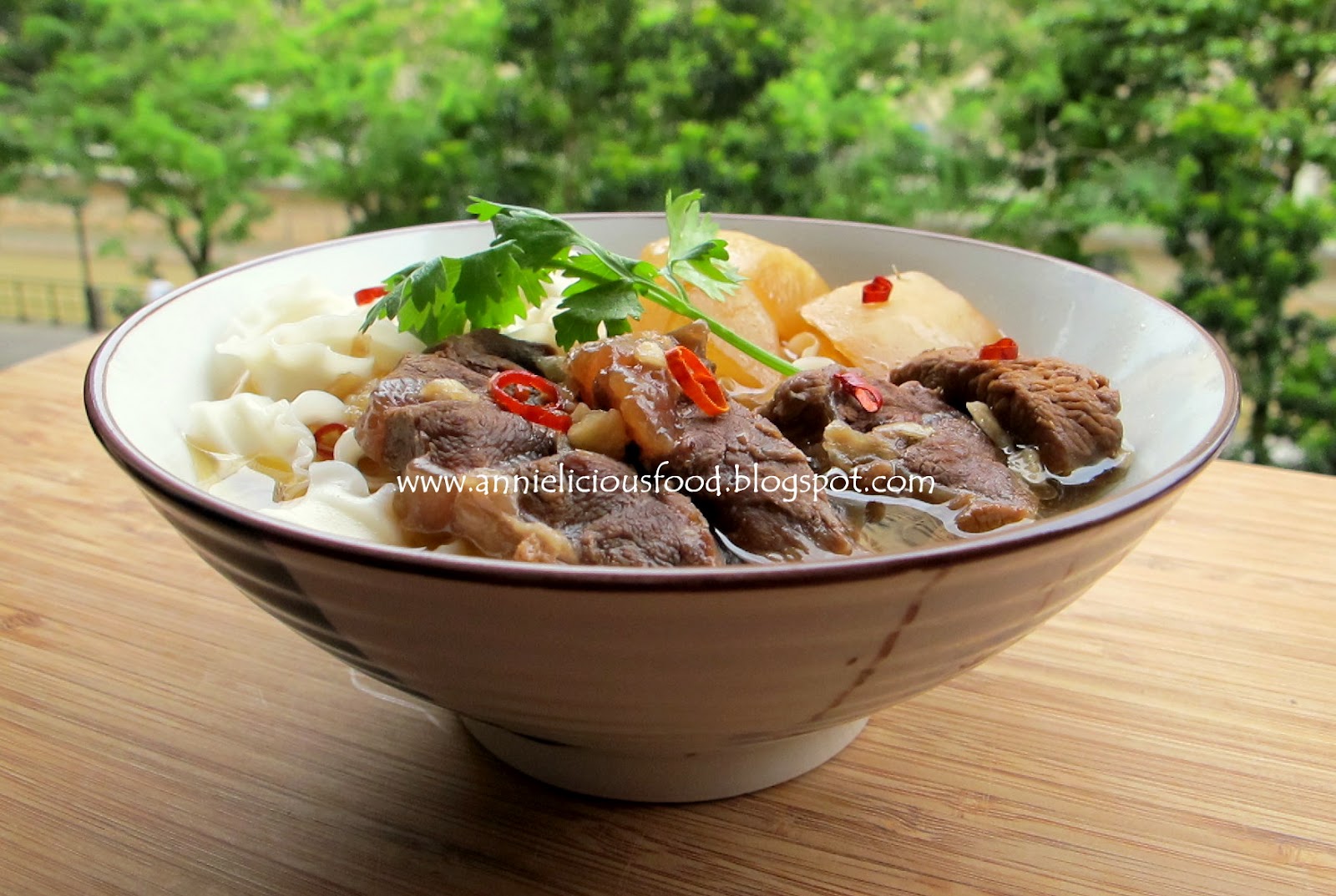 Annielicious Food Asian Style Beef Stew with Radish