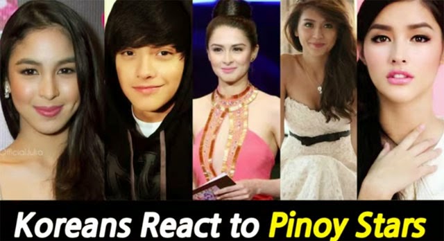 Koreans Reacting to the Photos of Filipino Celebrities is Going Viral