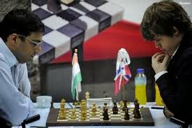 Anna Cramling plays Magnus Carlsen over the board in the park