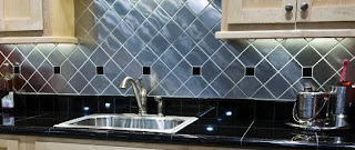 metal kitchen tiles