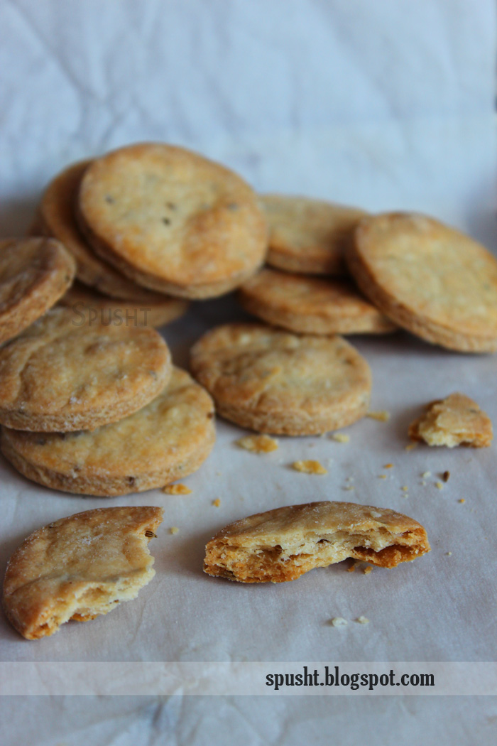 Spusht Carom Seed Crackers Ajwain Biscuit Eggless Baking