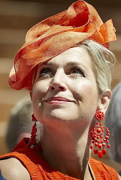 Queen Maxima of The Netherlands attends the official opening of the JKZ Juliana Kinderziekenhuis (Juliana Children's Hospital)