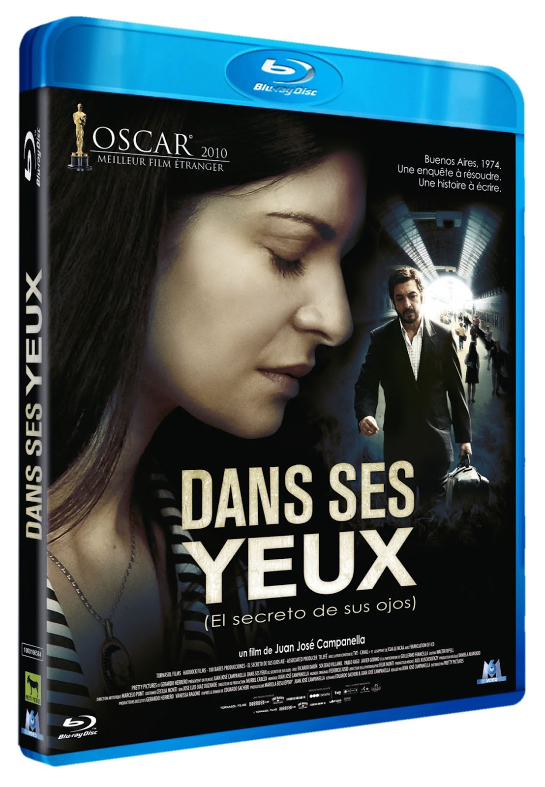 El secreto de sus ojos Blu-ray DVD Case Box El secreto de sus ojos Blu-ray DVD Case Box