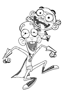 Fanboy y Chum Chum para colorear