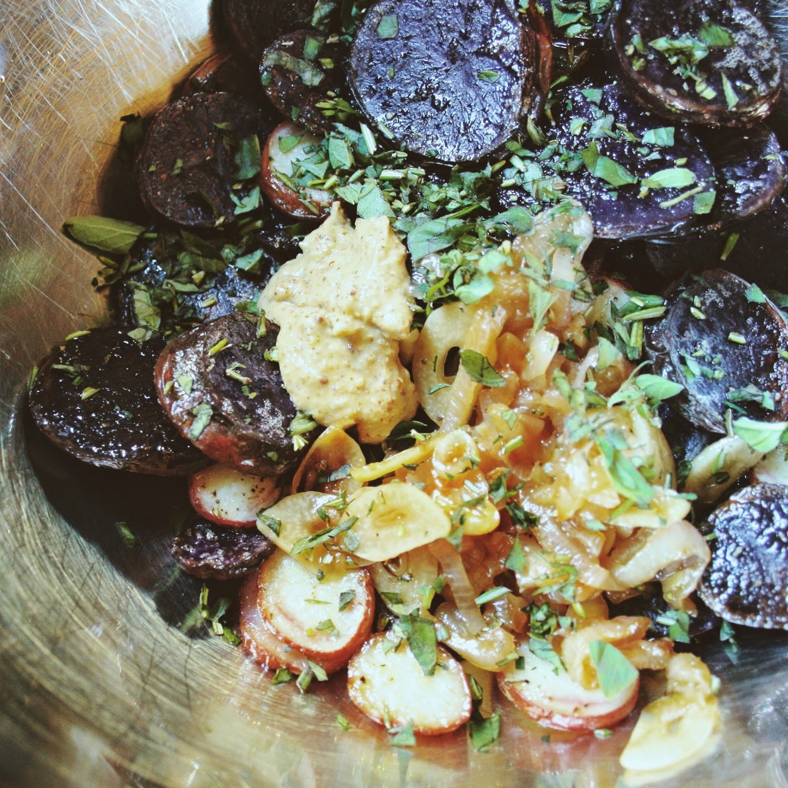 Soup Club Roasted Whole Grain Mustard Potato Salad