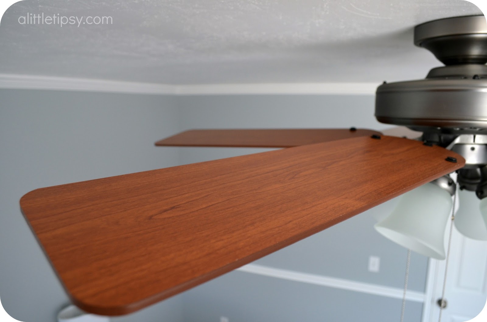 Goodbye Death Trap, Hello Beauty {A Ceiling Fan Story} A Little Tipsy