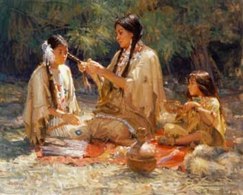 Native American mother