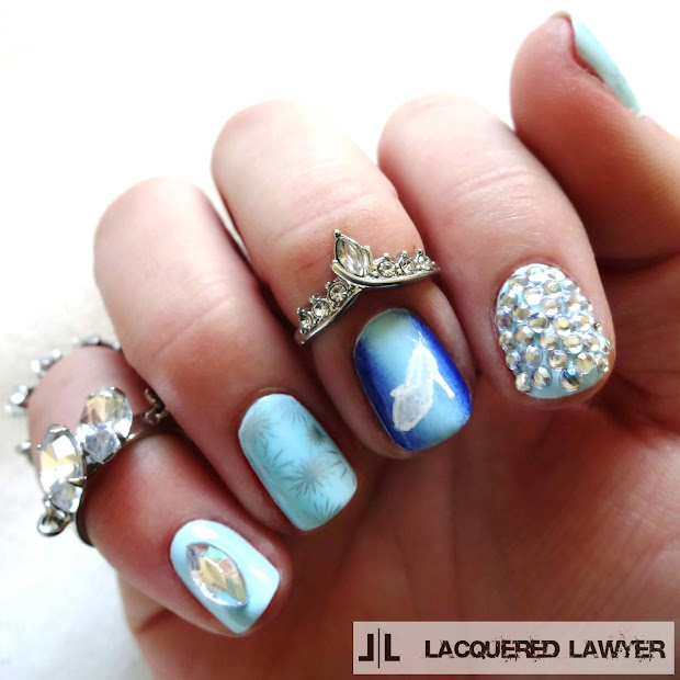 lacquered lawyer nail art