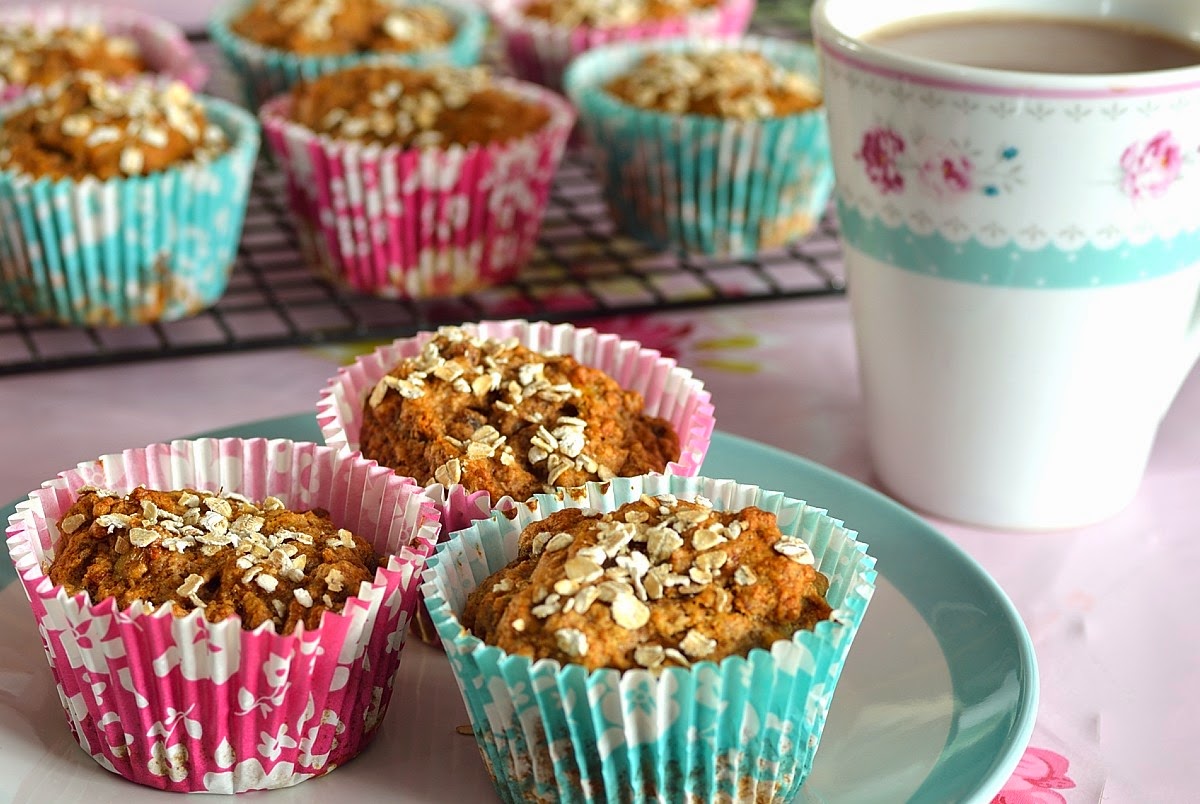 Eggfree, Dairyfree Wholemeal Banana and Date Muffins Utterly