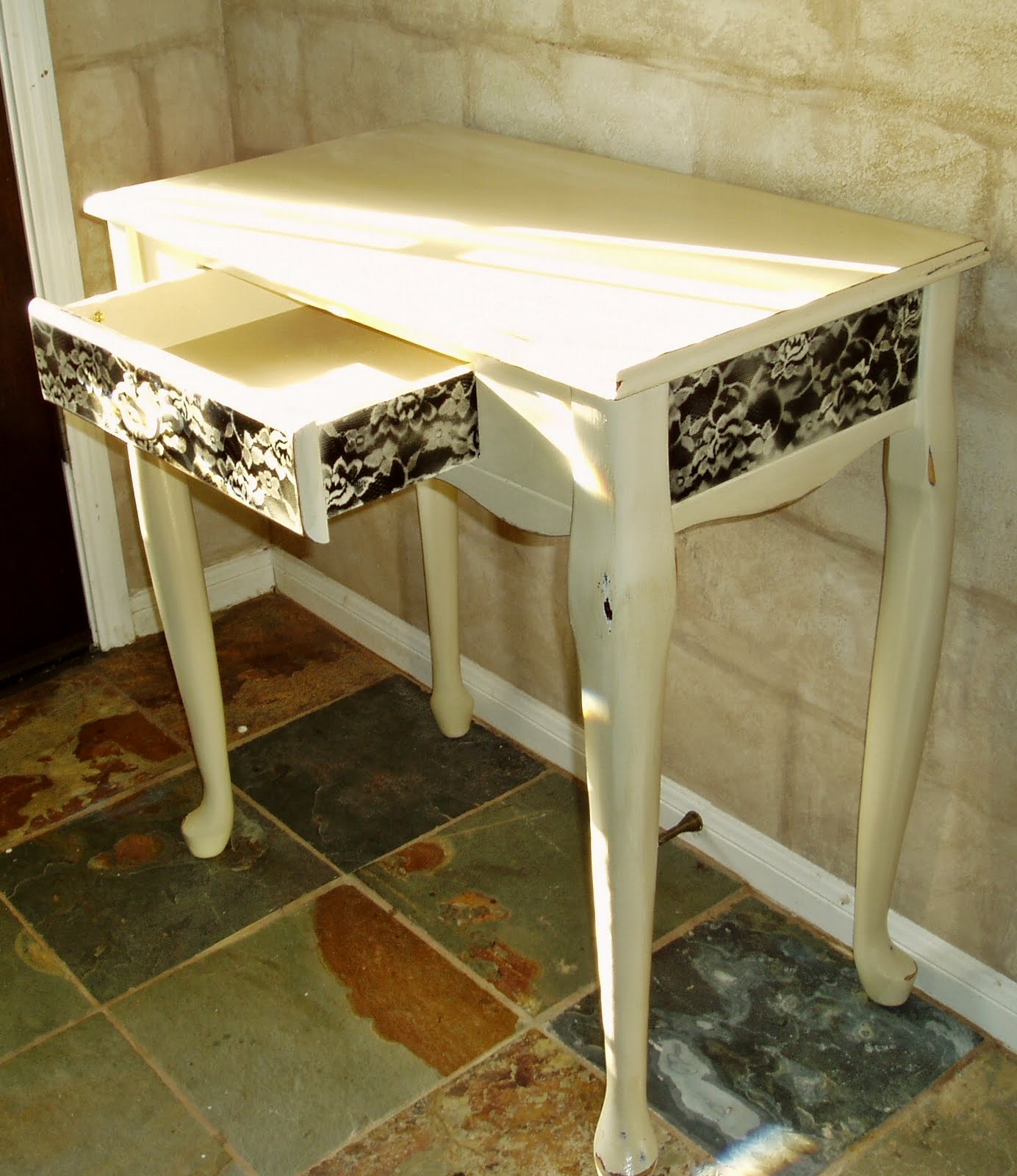 Faux Painting + Furniture RoseyChic Vanity Table