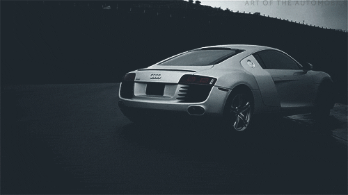 The awesome Audi R8 Drift